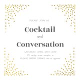 Cocktail Dots - Invitación Para Fiesta Cóctel